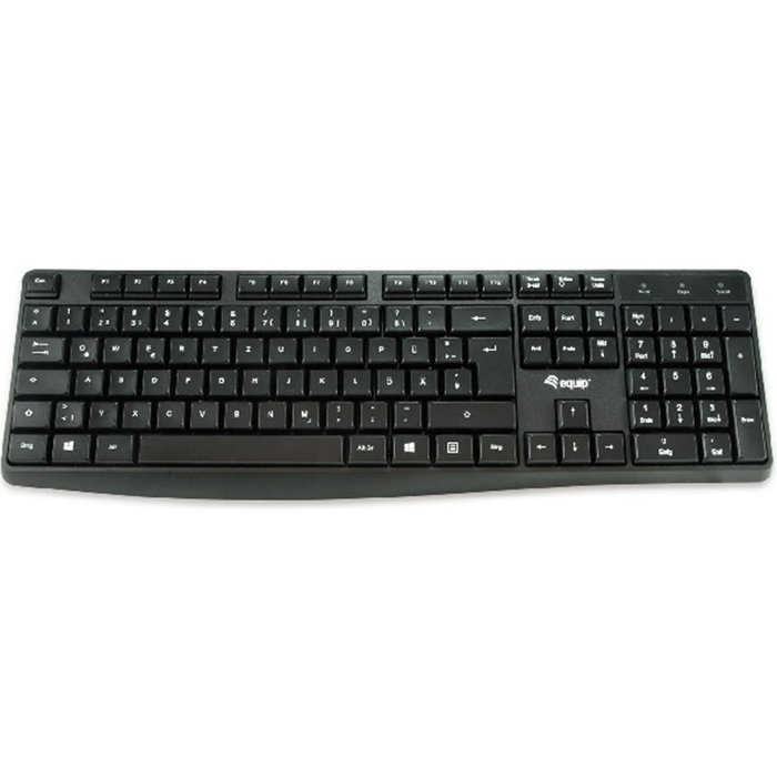 Equip Clavier USB Filaire 105 Touches Format Standard Noir - Longueur de Câble 1,35 m Equip Clavier USB Filaire 105 Touches Format Standard Noir - Longueur de Câble 1,35 m