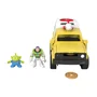 Imaginext Camion lanceur de disques Pizza Planet avec figurines alien et Buzz l'éclair