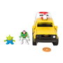 Imaginext Véhicule Pizza Planet avec figurines Buzz l'Éclair et Alien