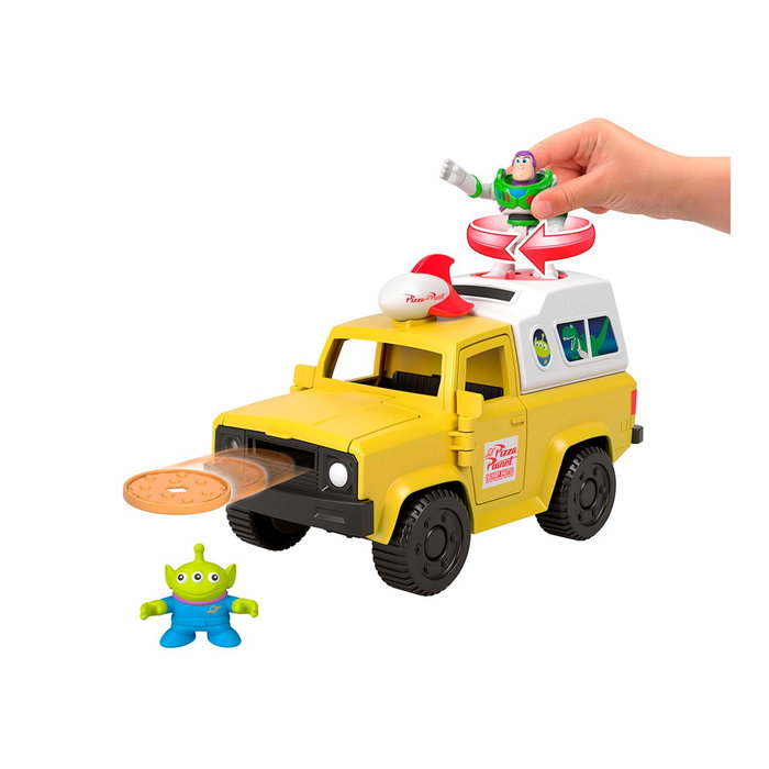 Imaginext Véhicule Pizza Planet avec figurines Buzz l'Éclair et Alien Imaginext Véhicule Pizza Planet avec figurines Buzz l'Éclair et Alien