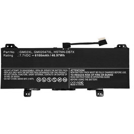 CoreParts Batterie pour PC portable HP 47.30 Wh 7.7 V Li-Pol 6150 mAh - Haute qualité, testée et certifiée