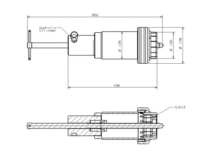 Extracteur Hydraulique de Roulements À Billes de 20 T
