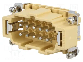 ILME Connecteur HDC mâle JEI 10 broches + PE