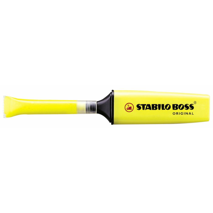 Surligneur Stabilo Boss Jaune Marqueur fluorescent 20 Pièces