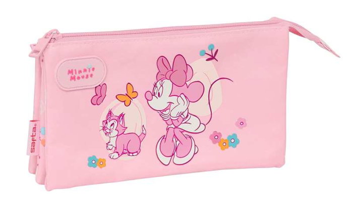 Safta Portatodo triple Minnie Mouse Baby - Coffret à bijoux ou à trésors pour enfant - 22 x 12 x 3 cm - À partir de 3 ans Safta Portatodo triple Minnie Mouse Baby - Coffret à bijoux ou à trésors pour enfant - 22 x 12 x 3 cm - À partir de 3 ans
