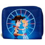 Loungefly Portefeuille Zip Around Disney Toy Story Woody avec Bo Peep, cuir végétalien, 5x4 pouces