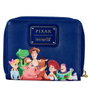 Loungefly Portefeuille Zip Around Disney Toy Story Woody avec Bo Peep, cuir végétalien, 5x4 pouces