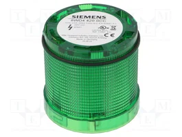 SIEMENS Avertisseur lumineux LED vert 24VDC/24VAC 8WD4420-0CC