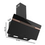 Cecotec Flux DT 907500 Hotte standard Blanc Noir Cuivre