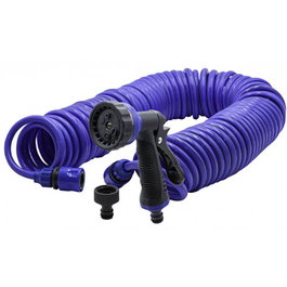 Riegolux Tuyau en spirale 15m avec pistolet