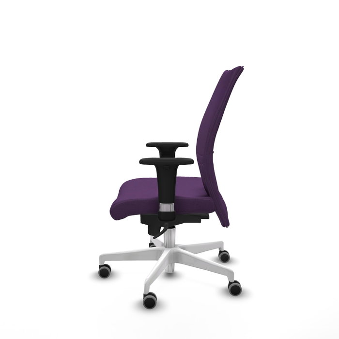 Piqueras Y Crespo Silla Albacete confidente - Morado - Mecanisme Sincro - Brazos 1D - Ruedas 65mm