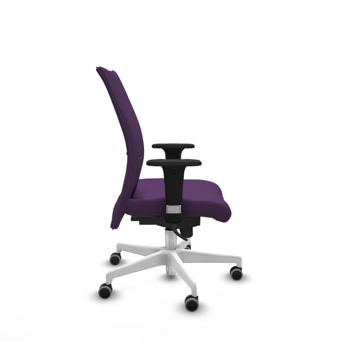 Piqueras Y Crespo Silla Albacete confidente - Morado - Mecanisme Sincro - Brazos 1D - Ruedas 65mm