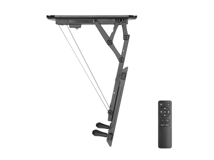 Equip Support de Plafond Motorisé Écran 32-70 Pouces, Télécommande RF Incluse, Charge max 35kg, VESA 600x400, Abattable