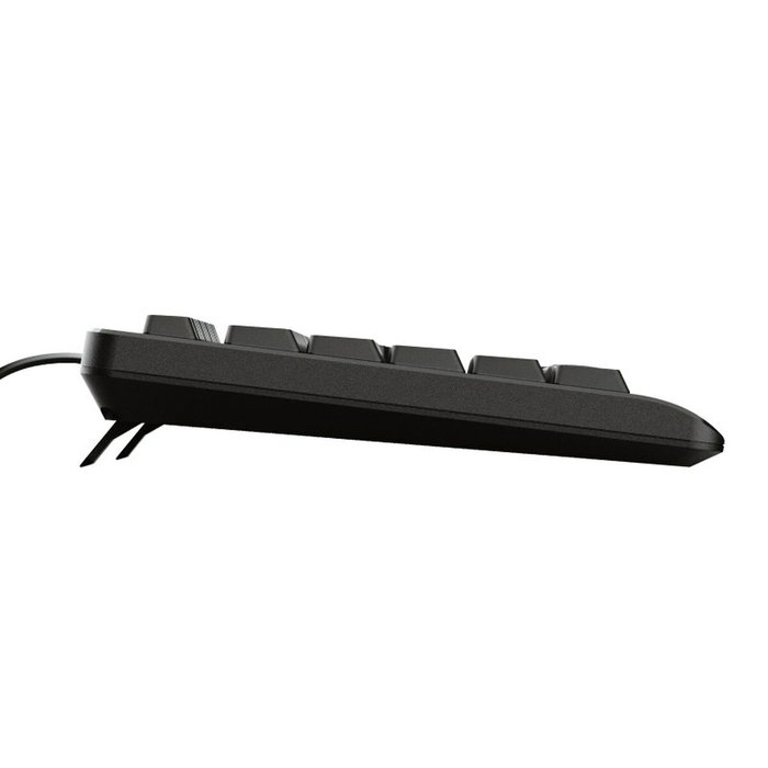 Clavier Trust 23880 Noir Anglais EEUU QWERTY Clavier Trust 23880 Noir Anglais EEUU QWERTY