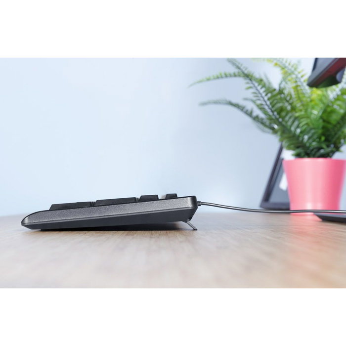 Clavier Trust 23880 Noir Anglais EEUU QWERTY Clavier Trust 23880 Noir Anglais EEUU QWERTY