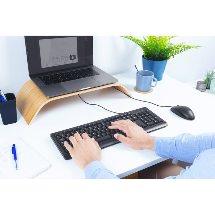 Clavier Trust 23880 Noir Anglais EEUU QWERTY Clavier Trust 23880 Noir Anglais EEUU QWERTY