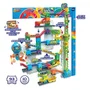 VTech Marble Rush Ultimate Vertical Run V100E Circuit de billes à monter, 75 pièces et 6 billes, multicolore, langue française, jeu de construction 4 ans et plus