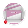 Huzaro Chaise de jeu HZ-Force 4.4 Pink Mesh