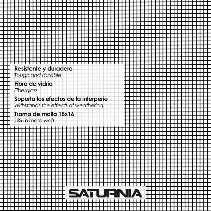 WOLFPACK LINEA PROFESIONAL Toile Moustiquaire Fibre de Verre Grise 150 cm x 50 m
