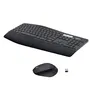 Logitech MK850 Performance - Ensemble clavier et souris sans fil AZERTY noir - Clavier ergonomique avec repose-poignets