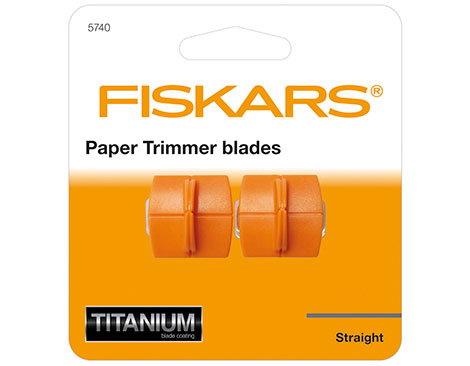 Fiskars Cuchillas TITANIUM corte recto 2 recambios