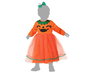 Autre Déguisement Halloween Citrouille pour Fille Bébé 12-24 Mois - Robe Orange en Polyester - Référence Disfraz Calabaza Niña Bebé