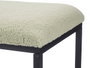 Giftdecor Banco Borreguito Vert en Métal et Tissu 81 x 42 x 38 cm