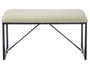 Giftdecor Banco Borreguito Vert en Métal et Tissu 81 x 42 x 38 cm