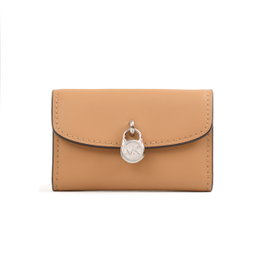 Michael Kors Portefeuille Lyra en cuir marron 35S5S1YE0L-PENAUT