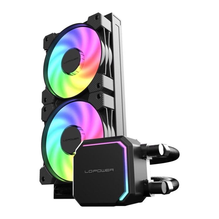 LC-Power LC-CC-240-B-ARGB Jetflow Water Cooling, Noir LC-Power LC-CC-240-B-ARGB Jetflow Water Cooling, Noir