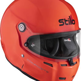 Stilo ST5F Offshore Snell SA2020 FIA8859-15 Casque Intégral Circuit Kevlar/Fibre Noir Orange Fluo STIDA0702BF2T63