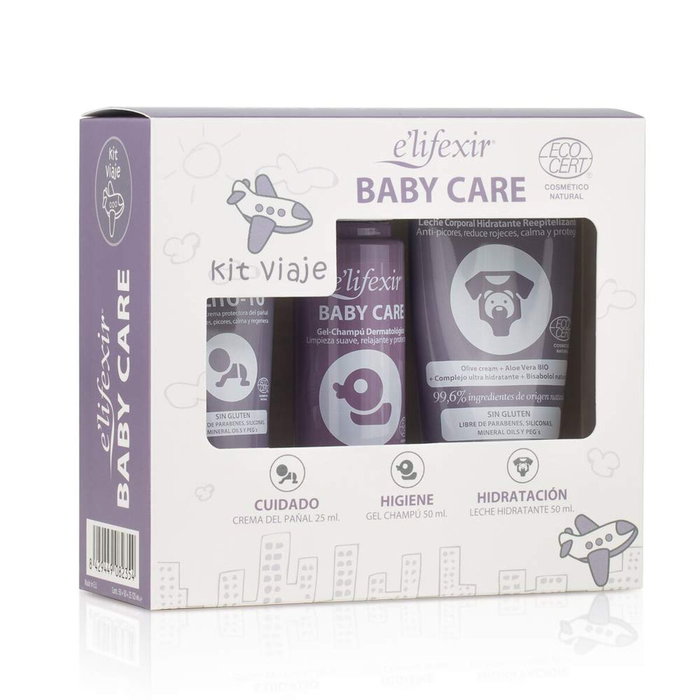 E'Lifexir Trousse de voyage BABY CARE 3 pièces E'Lifexir Trousse de voyage BABY CARE 3 pièces
