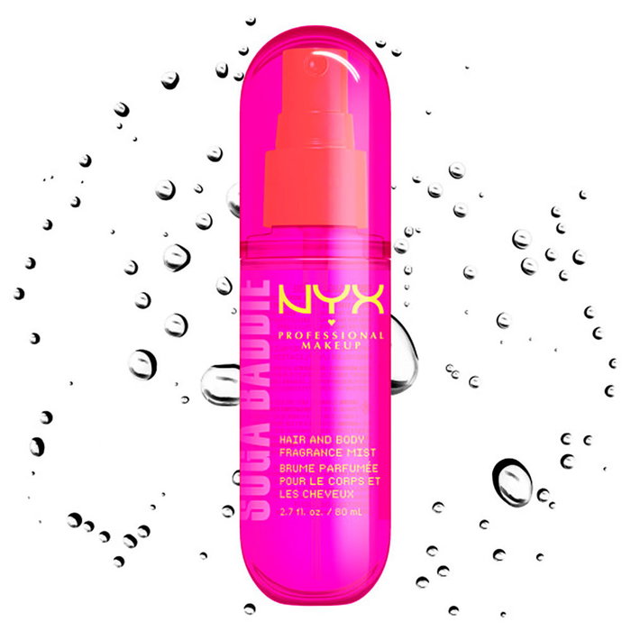 Nyx Professional Make Up Brume pour les Cheveux et le Corps Suga Baddie 80 ml