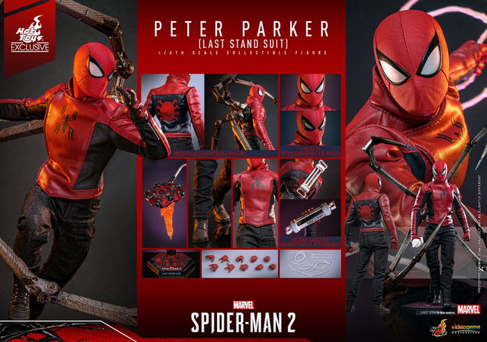 Hot Toys Spider-Man 2 figurine 1/6 Peter Parker (Last Stand Suit) Hot Toys Spider-Man 2 figurine 1/6 Peter Parker (Last Stand Suit)