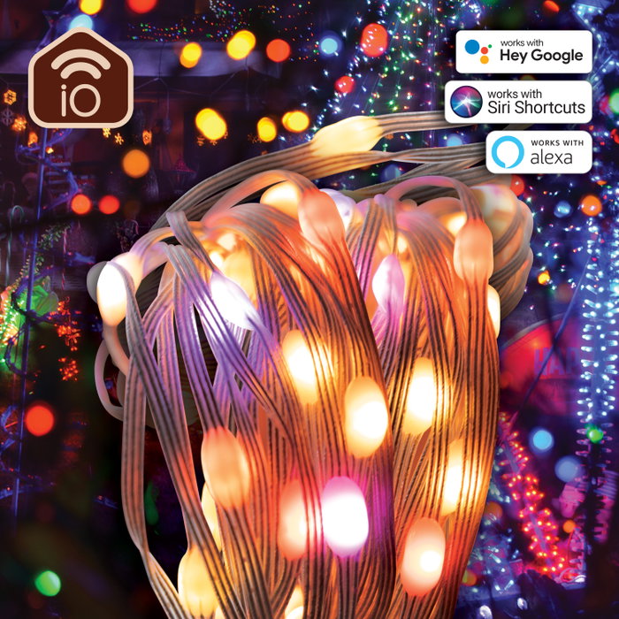 Muvit Guirlande Lumineuse Intérieure WiFi Dreamcolor 66 LED 5m Compatible Alexa Google Home USB Muvit Guirlande Lumineuse Intérieure WiFi Dreamcolor 66 LED 5m Compatible Alexa Google Home USB