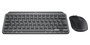 Logitech MX Keys Mini Clavier Sans Fil Compact pour Professionnels avec Souris - Layout Allemand (AZERTY), Bluetooth, Logi Bolt, Rétroéclairage, Rechargeable