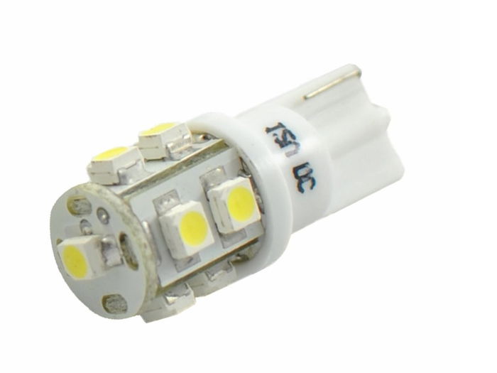 M-Tech Blister 2X Led L018 W - W5 W 9XSmd3528 Blanc 12V 9 LEDs OSRAM Opto Semiconductors 0,72W Feux Position Clignotants