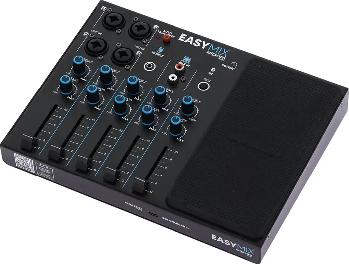 ALGAMAUDIO EASYMIX Mixeur 5 canaux avec Bluetooth et Talkover ALGAMAUDIO EASYMIX Mixeur 5 canaux avec Bluetooth et Talkover