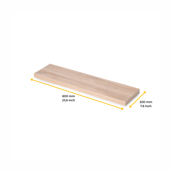 Emuca Plateaux pour étagères, 600x200, Finition chêne, Bois Emuca Plateaux pour étagères, 600x200, Finition chêne, Bois