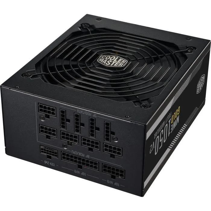 Cooler Master MPE-A501-AFCAG-3EEU MWE Gold 1050W V2 - Alimentation PC ATX 3.1 Modulaire 80+ Gold - 1050 Watts avec connecteur 12VHPWR