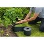 Nature Bordure de jardin - Noir - PE recyclé - 10m