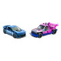 Mattel Hot Wheels Pack de 2 Voitures de Course Hpr91 – Pull-Back Speeders, Échelle 1:43