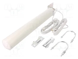 QOLTEC Antenne de communication 5G externe blanche avec connecteurs SMA x2
