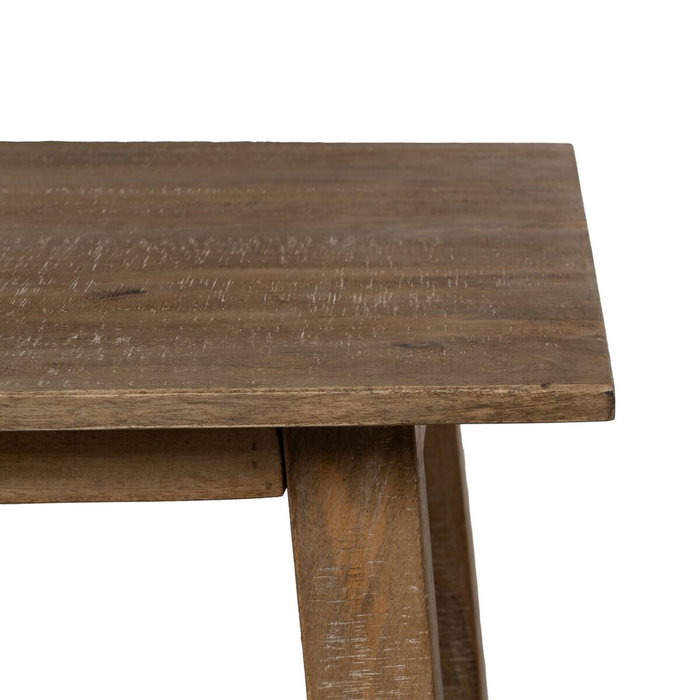BigBuy Home Table d'appoint Noir Naturel 110 x 60 x 90 cm