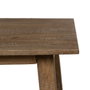 BigBuy Home Table d'appoint Noir Naturel 110 x 60 x 90 cm