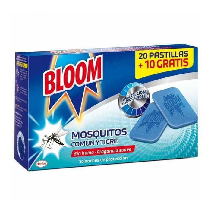 Répulsif de Moustiques Commun et Tigre Henkel Bloom Rechange 30 Pièces Répulsif de Moustiques Commun et Tigre Henkel Bloom Rechange 30 Pièces