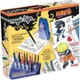 Lansay Coffret de Dessin Magic Lign Repro Naruto - 100 Illustrations à Projeter - Jeu Créatif Enfant Dès 7 Ans