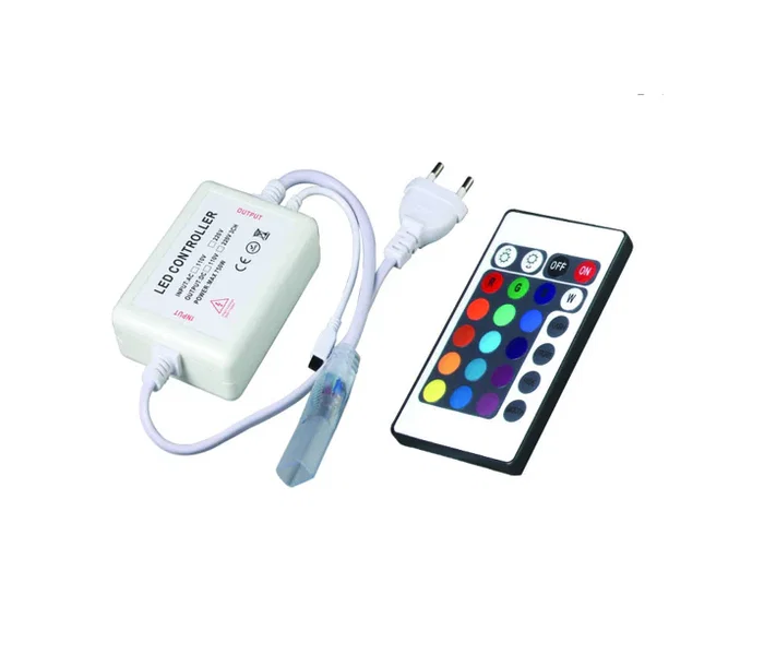 SKY Mando a Distancia y Conector Tira SKY-SHVN-3535-80L-RGB RGB 220V SKY Mando a Distancia y Conector Tira SKY-SHVN-3535-80L-RGB RGB 220V