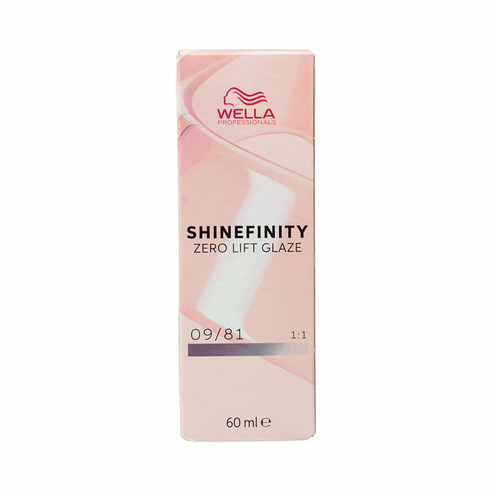 Wella - Shinefinity - Tinte coloration semi-permanente 60ml - Teinte 09/81 - Effet brillant durable - Jusqu'à 6 semaines - Sans ammoniaque - Sans alcool - pH équilibré Wella - Shinefinity - Tinte coloration semi-permanente 60ml - Teinte 09/81 - Effet brillant durable - Jusqu'à 6 semaines - Sans ammoniaque - Sans alcool - pH équilibré