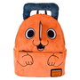 LOUNGEFLY Mochila Pochita Chainsaw Man - 26 cm, sac à dos en similicuir, bretelles réglables, multiples poches et compartiments